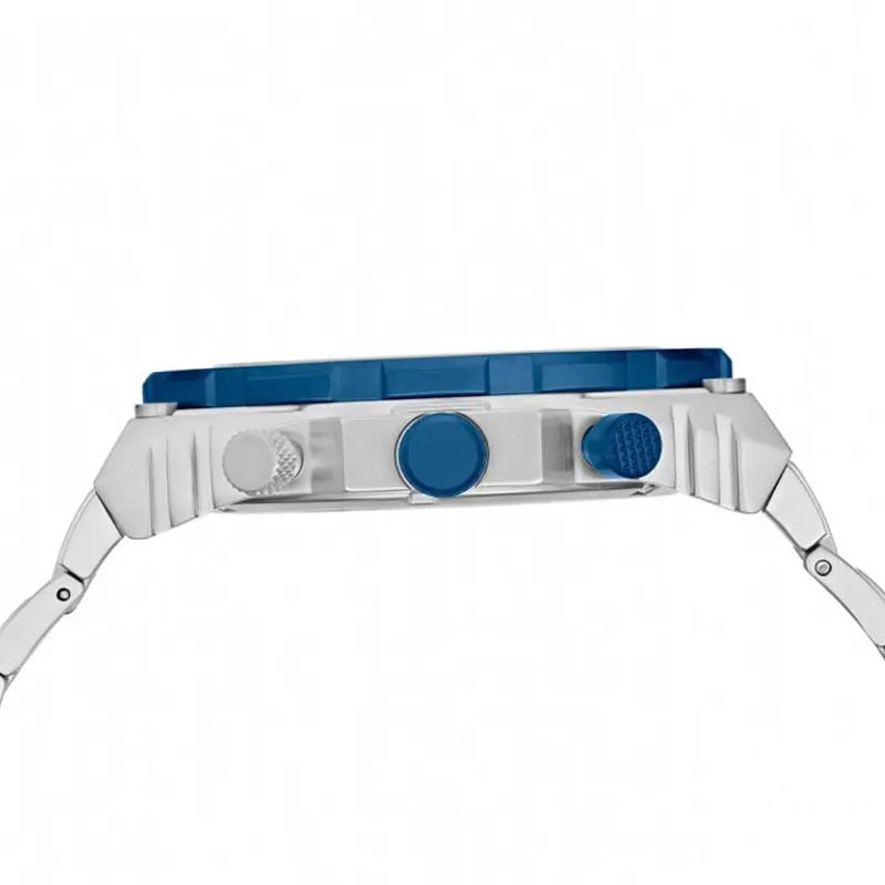 Guess Exposure Cut Thru Blue Dial Men’s Watch- GW0324G1